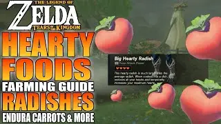 How To Farm Hearty Radish, Endura Carrot & More In Zelda Tears Of The Kingdom