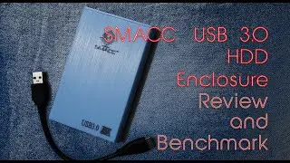 SMACC USB3 2.5 inch HDD Enclosure review and benchmark || AllTricks