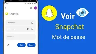 Comment voir le mot de passe Snapchat || Comment trouver mon mot de passe Snapchat