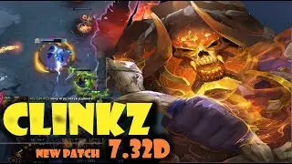 ОЧЕНЬ ли МЕТОВЫЙ КЛИНКЗ в мид ? / Повезло ли с командой ? / 7.32d new patch dota 2 clinkz