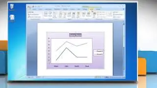 How to show and hide gridlines in line graphs in Microsoft® Word 2007