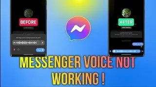 Fix Messenger Voice Message Option Not Showing || Tech Wash