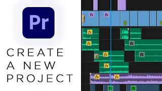 How to CREATE a NEW PROJECT in Premiere Pro? #1
