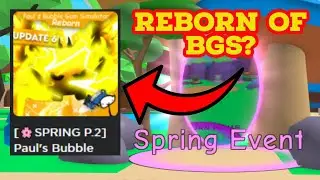 BGS REBORN IS GETTING POPULAR! | ROBLOX PAULS BUBBLEGUM SIMULATOR (PBGSR)