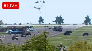 Ukrainian Commandos Attack Russian Air Bases and Expensive Su-34s in Kursk - Arma 3