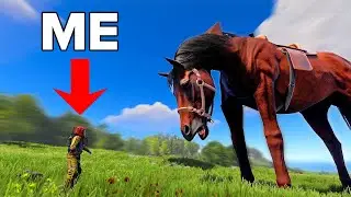 I added GIANT horses to Rust - Admin Trolling