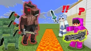 🖤The BLOOD Tikbalang vs Most Security Best Build in Minecraft!