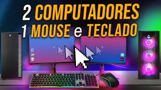 EXPERT Reveals MELHOR TECLADO e MOUSE Setup para 2 COMPUTADORES