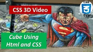 CSS 3D Video Cube Using Html and CSS