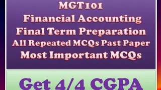 Mgt101 Final Term Preparation|Mgt101 Mcqs Final Term|Mgt101 Final term Past Paper| #mgt101 final