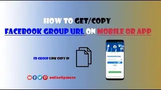 How to copy Facebook Group link on Phone