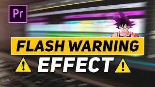 Flash Warning Effect - Premiere Pro CC 2020 Tutorial