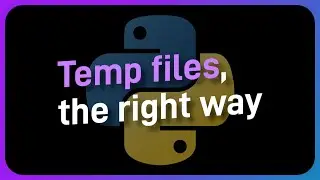 The CORRECT way to work with temporary files in Python