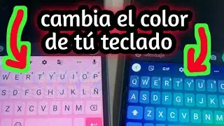 como cambiar el color de tu teclado android