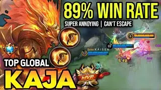 KAJA BEST BUILD 2023 | TOP GLOBAL KAJA GAMEPLAY | MOBILE LEGENDS✓