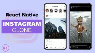 Instagram Clone React Native | #1 - Create Home Screen UI