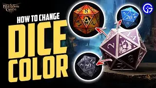 How To Change Dice Skins In BG3 | Change Look and Color of Die in Baldurs Gate 3