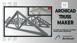 How to create a custom roof truss using Archicad + Roof Marker Tips & Tricks