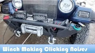 Winch Repair, TroubleShooting Clicking Noise