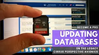 A step by step how to on Updating databases on the legacy Cirrus Perspective Avionics