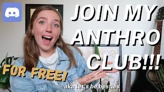 Join My Anthropology Club! | I Created A Free Discord Where We Can All Chat About Anthropology
