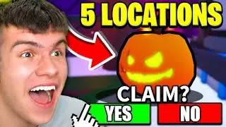 How To FIND ALL 5 JACK O LANTERN LOCATIONS In Roblox Anime Champions Simulator! Halloween Event!