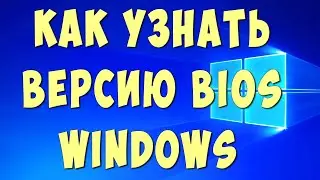 Как Узнать Версию BIOS Материнской Платы в Виндовс