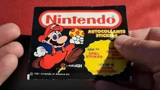 64 Bits Extra - Opening 1991's Nintendo Sticker Packs!