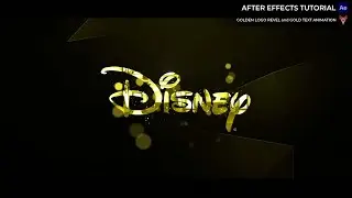 Golden Logo Reveal and Text Animation in After Effects - After Effects Tutorial
