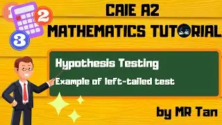 [MATH] Statistics 2 l  Example of Left-tailed Test l Hypothesis Testing