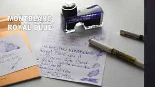 Montblanc Royal Blue ink - full test & review