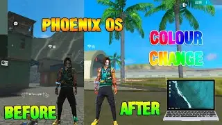 How to change Colour  🎨  In Freefire in Phoenix os, Emulators | Tommy Gaming