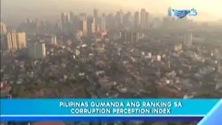 Philippines ranks better in Corruption Perception Index