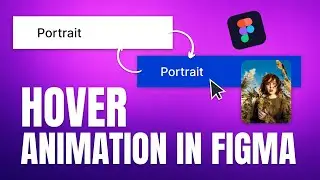 Create Cool HOVER ANIMATION In Figma | Figma Tutorial