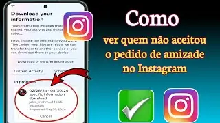 Como ver quem não aceitou o pedido de amizade no Instagram