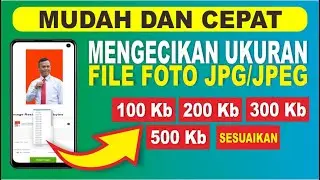 Cara Mengecilkan Ukuran File Foto JPG/JPEG  | Compress Foto Online