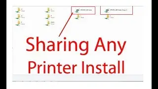 Sharing Printer Install Epson L130, L380