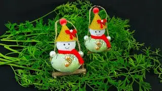 Amazing IDEA!❄️Cute GNOMES on a swing⛄️DIY Christmas decor🎄