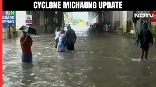 Cyclone Michaung | Heavy Rain In Chennai As Cyclone Nears Tamil Nadu, Flights, Trains Hit