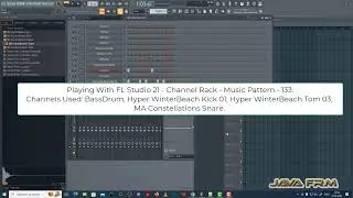 Playing with FL Studio 21 - Composing Music Patterns using Channel Rack - Music Pattern - 133