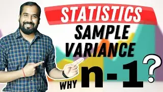 In Sample Variance WHY n-1 Explained in Hindi | Statistics Series