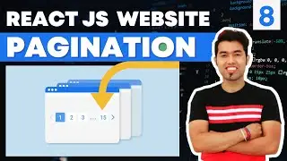 React JS Website in Hindi #8:  PAGINATION in React JS  🔥