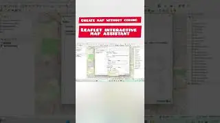 create interactive web maps without coding in leaflet    #qgis #webmapping #shortvideo #leaflet
