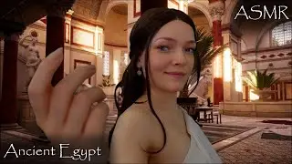 ASMR 🏺🏛️ Roman Bathhouse in Egypt 🌿 (Face Touching, Ancient History)