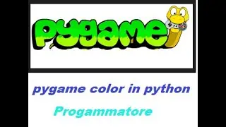 pygame color with python