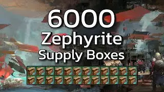 6000 Zephyrite Supply Boxes Opening in Guild Wars 2 | Festival of the four Winds 2023