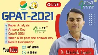 GPAT-2021 Memory based Question Paper Analysis| Part-1