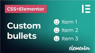 Bullet list with custom bullets in CSS and Elementor (FREE version) | AUTOMATIC RESIZING OF BULLETS