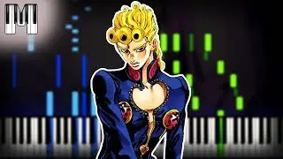 JoJos Bizarre Adventure: Golden Wind OST - Giorno Giovanna Theme Song Piano (Sheet Music + midi)