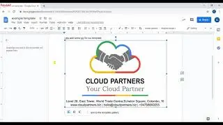 How to create template in google Docs